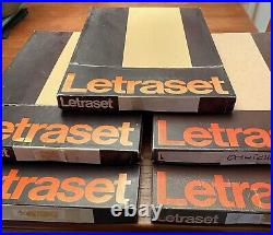Vintage Lettraset boxes without Rack Shown