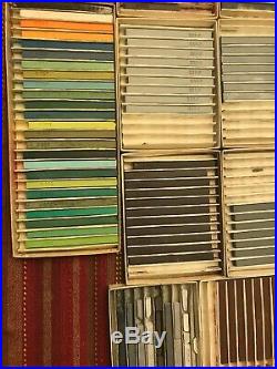 Vintage NUPASTEL Lot of 17 Boxes of color sticks art pastel. GRAY Multi Prisma