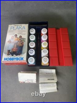 Vintage PELIKAN Plaka HobbyBox With Case From Germany In 15ml Glass Bottles Paint