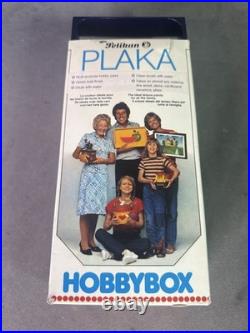 Vintage PELIKAN Plaka HobbyBox With Case From Germany In 15ml Glass Bottles Paint