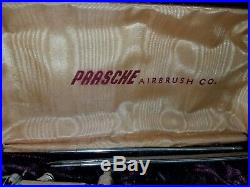 Vintage Paasche AB Air Brush Jadite Green with Original Box Case super rare htf
