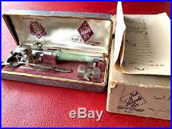 Vintage Paasche AB airbrush Bakelite handle with case & tools box and instructio
