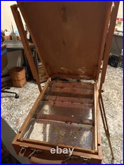 Vintage RL JULLIAN Hardwood Folding Artist's Easel BREVETE S. G. D. G. Made France