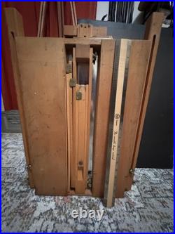 Vintage RL JULLIAN Hardwood Folding Artist's Easel BREVETE S. G. D. G. Made France