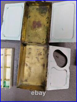 Vintage Rare Daniel Smith Watercolor Box Palette Case Metal