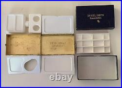 Vintage Rare Daniel Smith Watercolor Box Palette Case Metal Unused In Box