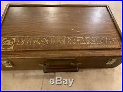 Vintage Rembrandt Soft Pastel With Wooden Box 120 Capacity Larry G Miller