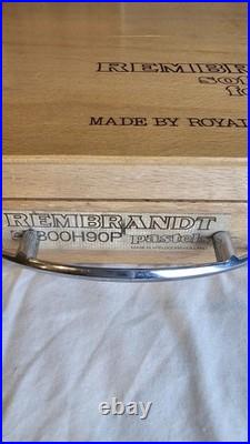 Vintage Rembrandt Soft Pastels 90 Piece Art Set Wood Storage Box with 2 Trays Vintage Rembrandt Soft Pastels 90 Piece Art Set Wood Storage Box with 2 Trays