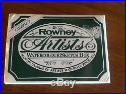 Vintage Rowny Arts Watercolour Sketch Box