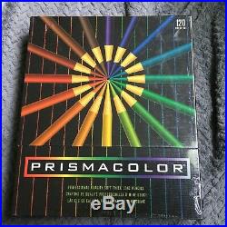 Vintage Sanford Prismacolor Color Pencil Set 120! MINT in sealed box! USA