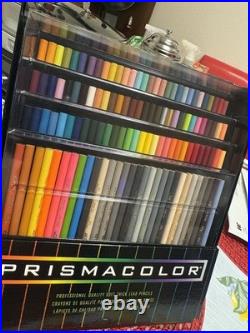 Vintage Sanford Prismacolor Colored Pencils 120 pc Full Set With Box 1999 USA