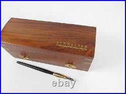 Vintage Sennelier Deluxe Calligraphy Set with Bamboo NIB Pen & Beautiful Wood Box