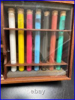 Vintage Sennelier Dry Pigment Paint Mix Set Box Make Your Own Paint Kit