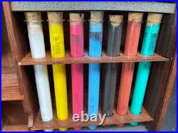 Vintage Sennelier Dry Pigment Paint Mix Set Box Make Your Own Paint Kit