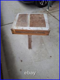 Vintage Studio wooden Easel Table/storage Box, All Original/fully functional