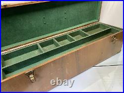 Vintage Stunning 28 Tackle / Art Supply Wood Box Classic