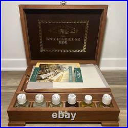 Vintage Winsor & Newton KNIGHTSBRIDGE Artist's Oil Colour Mahogany Wooden Box