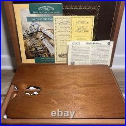 Vintage Winsor & Newton KNIGHTSBRIDGE Artist's Oil Colour Mahogany Wooden Box Vintage Winsor & Newton KNIGHTSBRIDGE Artist's Oil Colour Mahogany Wooden Box