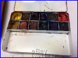 Vintage Winsor & Newton Watercolor Bijou Box Rare