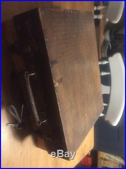 Vintage Wooden paint box Pochade Winsor Newton Reeves Etc