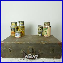 Vintage artists travelling paint box paints film prop pinstripe sherwin williams