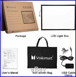 Voilamart A2 LED Tracing Board Light Box Light Pad Illumination Light Panel, w