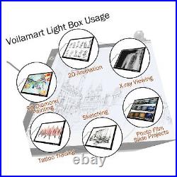 Voilamart A3 LED Light Box Tracer, 12V Ultra Bright 3-Level Dimmable Brightne