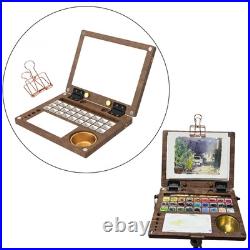 Watercolor Palette Wooden Paint Box