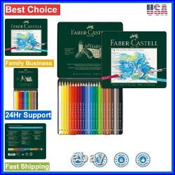 Watercolor Pencils Set with 24 Colours in Durable Tin Ideal for Home & School