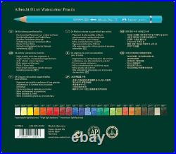 Watercolor Pencils Set with 24 Colours in Durable Tin Ideal for Home & School