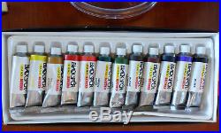 Watercolour artist materials (Bundle used/unused brushes. Cotman box. Sketch pads)