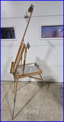 Weber French Box Easel Portable Telescopic Wooden Legs Painting Sketching Art