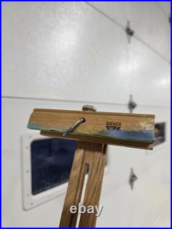 Weber French Box Easel Portable Telescopic Wooden Legs Painting Sketching Art