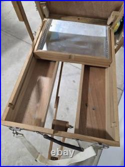 Weber French Box Easel Portable Telescopic Wooden Legs Painting Sketching Art