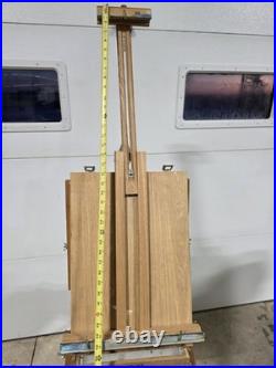 Weber French Box Easel Portable Telescopic Wooden Legs Painting Sketching Art