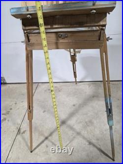 Weber French Box Easel Portable Telescopic Wooden Legs Painting Sketching Art