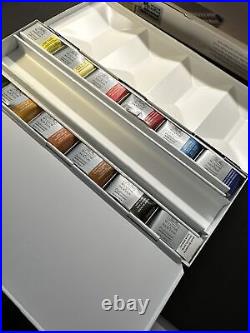 Windsor & Newton Professional Watercolor Set new in box -12 Full Pans