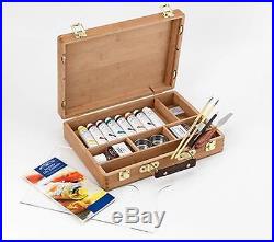 Winsor & Newton Artists Quality Professional Oil Colour Bamboo Wood Box