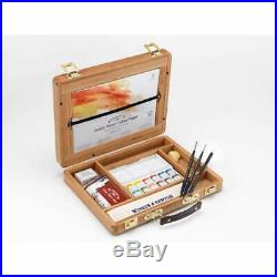Winsor Newton Bamboo Box Watercolor with 12, 1/2 Pans and Much More