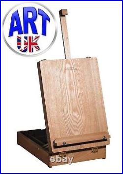 Winsor & Newton MEDWAY Table Box Easel Artist Craft Paint Integrated Wooden Box
