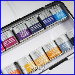 Winsor Newton Professional Watercolour Complete Travel Tin 24 Half Pans 190553