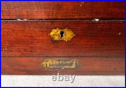 Winsor & Newton Victorian Artist's Watercolor Box Large Rare & Superb Vintage