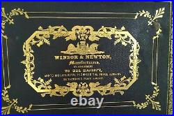 Winsor & Newton Victorian Artist's Watercolour Box Rare & Superb