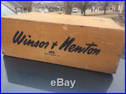 Winsor & Newton Watercolor 3 Drawer Dovetailed Advertising Display Box Usa