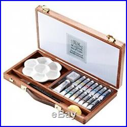 Winsor and Newton Artists' Water Colour Paint Set Chelsea Wood Box