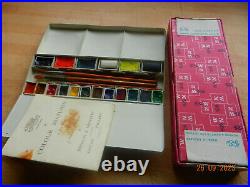 Winsor and Newton watercolour field paint tin boxed