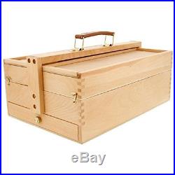 Wood Art Craft Machinist Cabinet Toolbox Chest Drawer Artist's Tool Box Stor