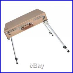 Wood Painting Sketch Box Portable Sketch Easel Box Artist Art Supplies withLeg