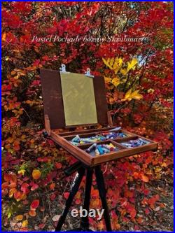 Wood Pochade Box for Pastel 10x14'' Plein Air Easel by ShrubmArt