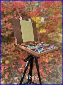 Wood Pochade Box for Pastel 10x14'' Plein Air Easel by ShrubmArt